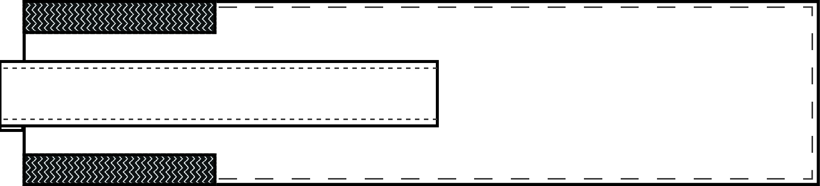 Flip flop Velcro batten pocket