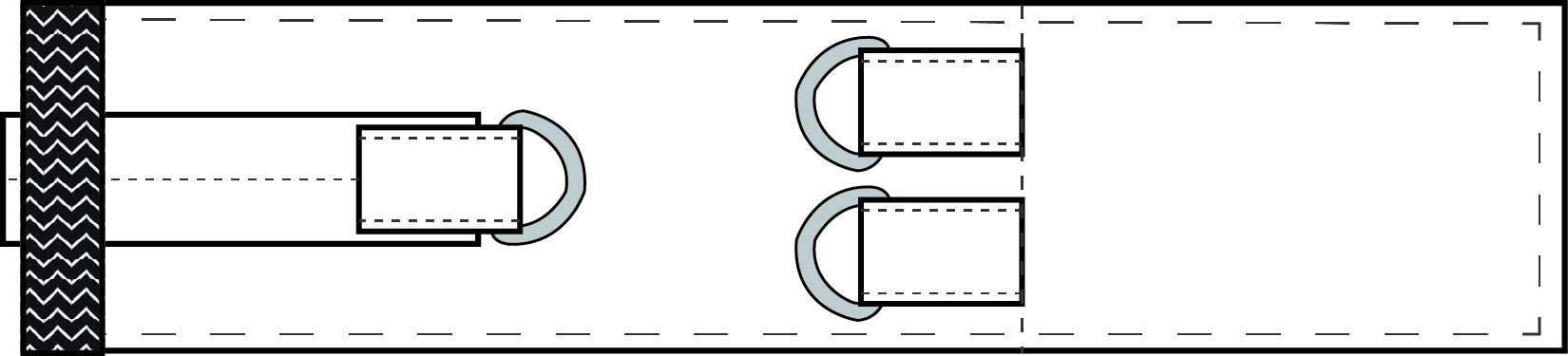 Tie-in T3 batten pocket